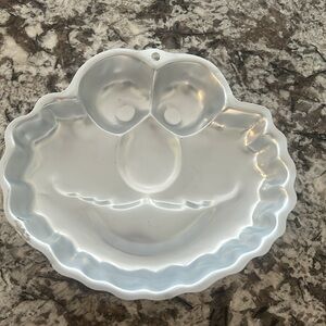 Elmo Cake Pan Vintage Wilton Sesame Street TV character EUC Baby Smash Face Cute